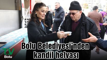 Bolu Belediyesi'nden kandil helvası