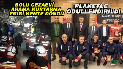 CEKUT ekibi plaketle ödüllendirildi