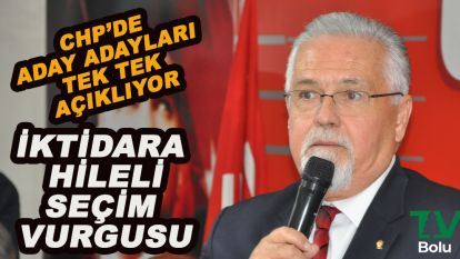 CHP'li Özer Özcan'dan iktidara seçimde hile vurgusu