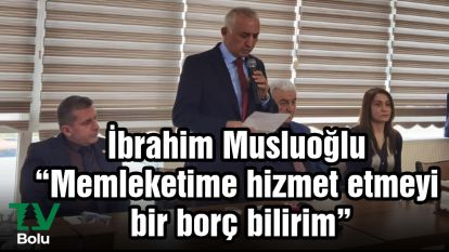 "Memleketime hizmet etmeyi bir borç bilirim"