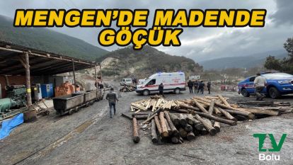 Mengen'de maden göçtü