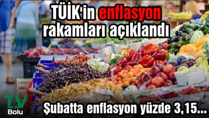 TÜİK'in enflasyon rakamları açıklandı 