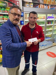 Bolu'da MHP'den esnafları şaşırtan anlamlı davranış