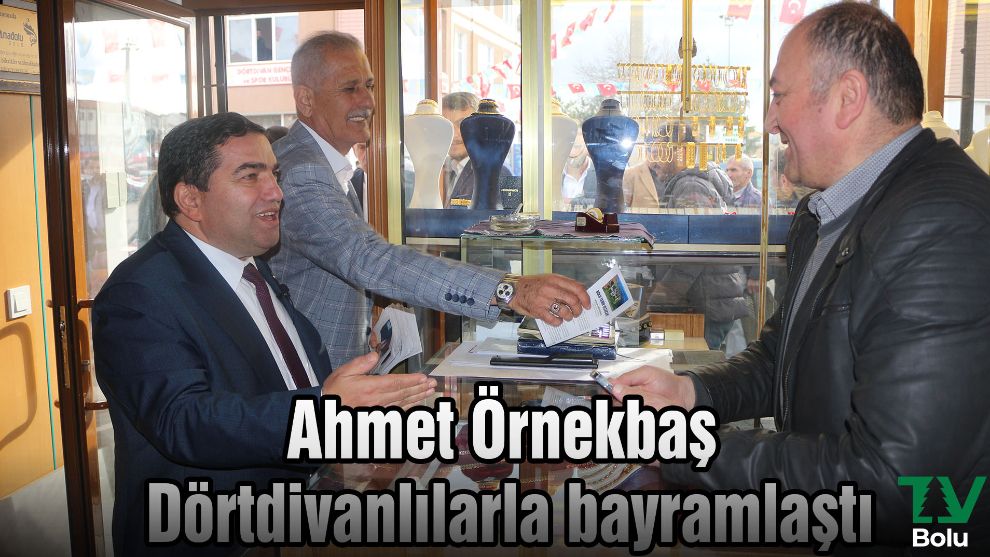Ahmet Örnekbaş Dörtdivanlılarla bayramlaştı