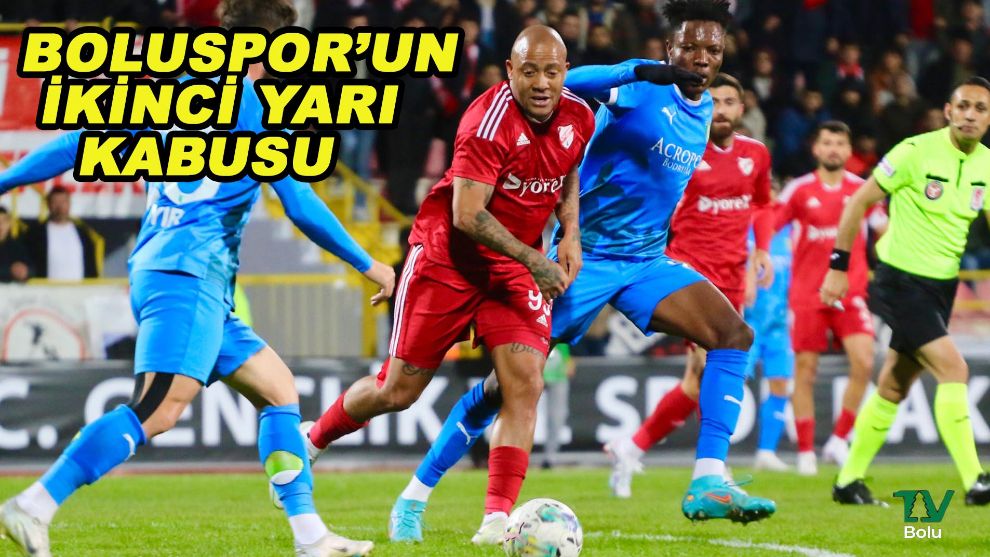 Boluspor'da ikinci yarı kabusu