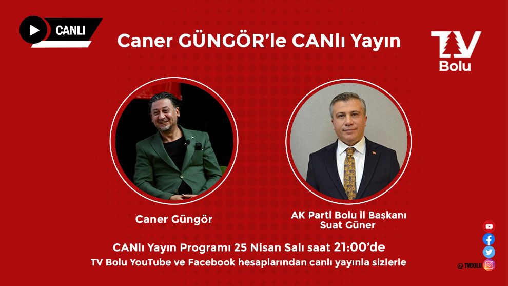 Caner Güngör'le CANlı Yayın 21.00'DE