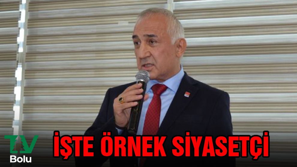 İşte örnek siyasetçi