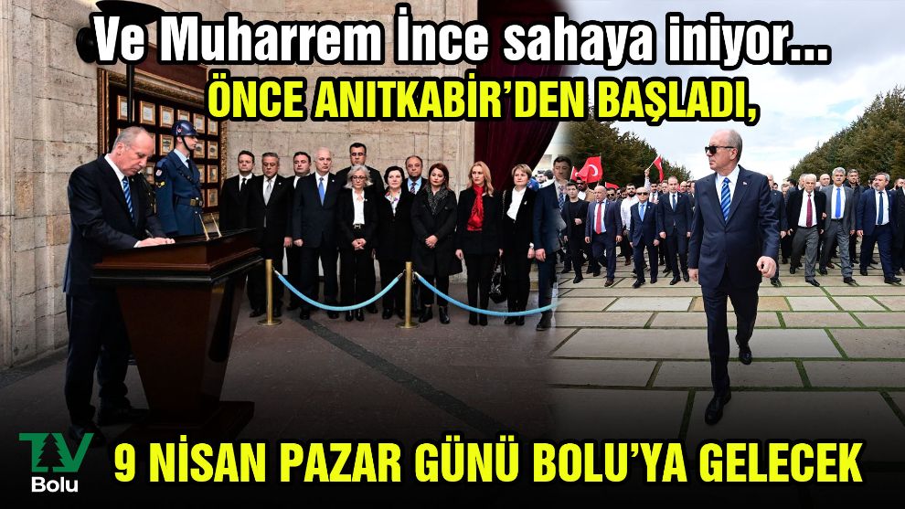 Muharrem İnce sahaya indi