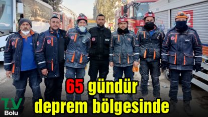 65 gündür deprem bölgesinde