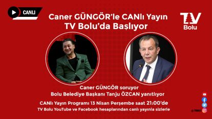 Caner Güngör'le CANlı Yayın TV Bolu'da Başlıyor.