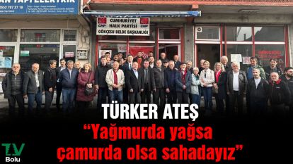 “Yağmurda yağsa çamurda olsa sahadayız”
