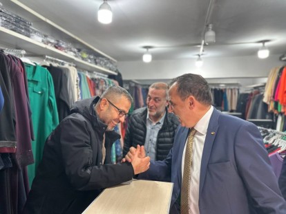 Sanayi esnafından Türker Ateş'e tam destek