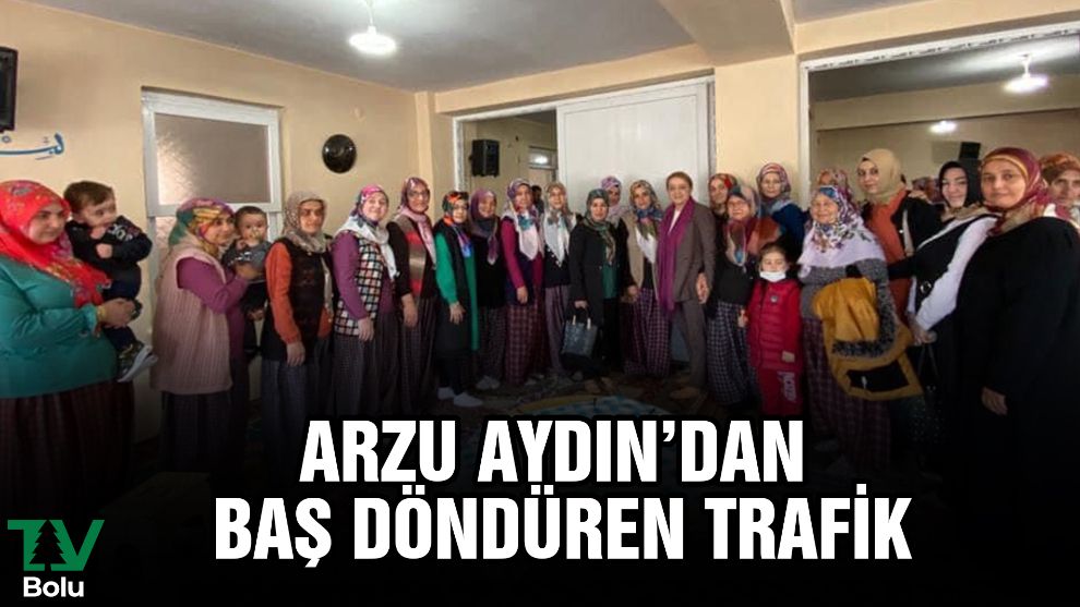 Arzu Aydın'dan baş döndüren trafik