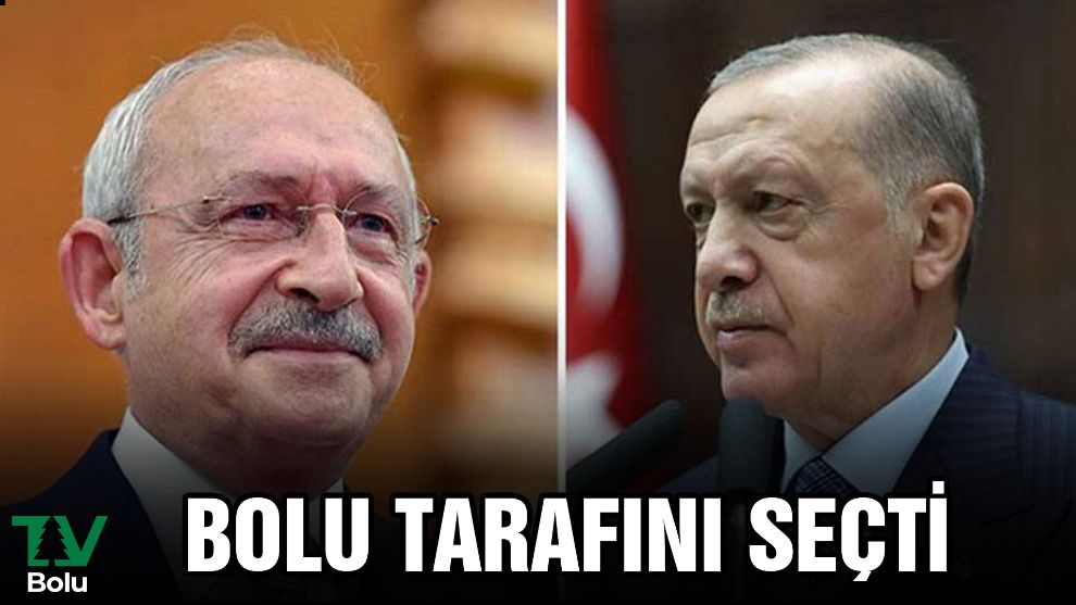 Bolu tarafını seçti