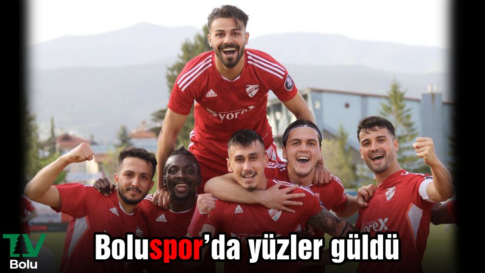 Boluspor'da yüzler güldü