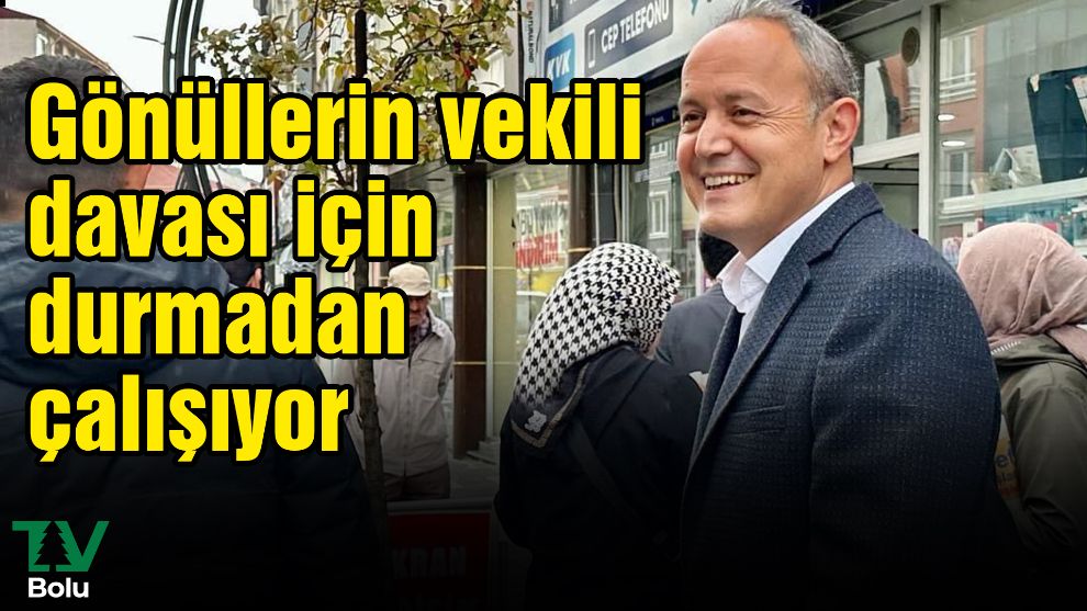 Gönüllerin vekili, davası için durmadan çalışıyor