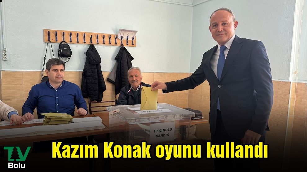 Kazım Konak oyunu kullandı