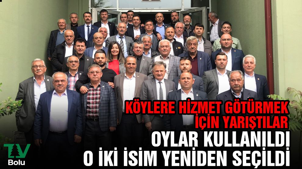 Oylar kullanıldı o iki isim yeniden seçildi