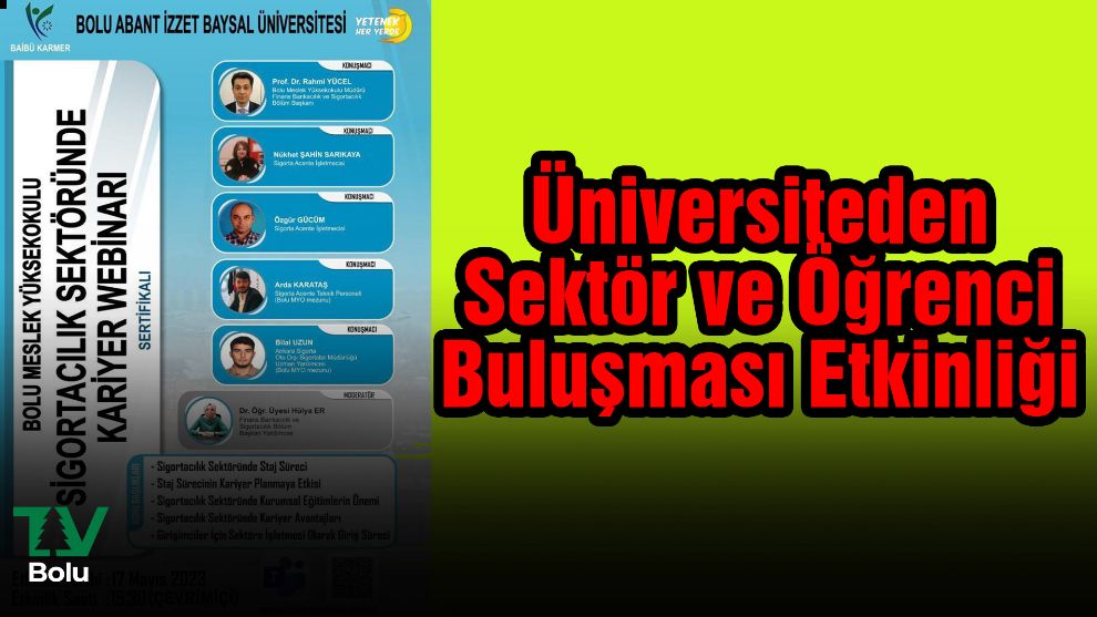 Üniversiteden Sektör ve Öğrenci Buluşması Etkinliği