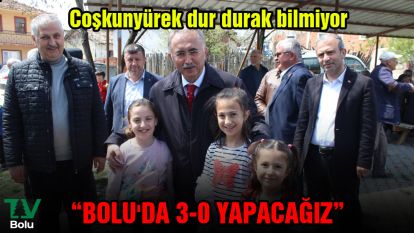 Coşkunyürek dur durak bilmiyor
