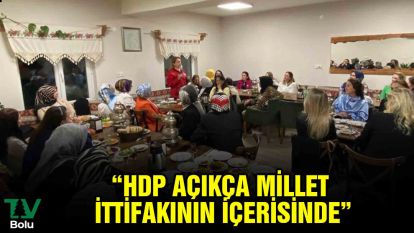 "HDP açıkça Millet İttifakının içerisinde"