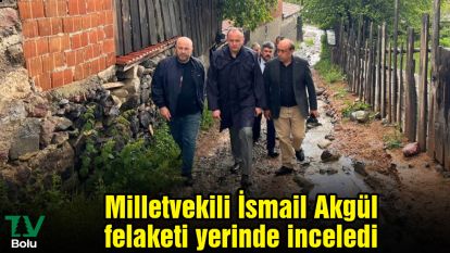 İsmail Akgül felaketi yerinde inceledi