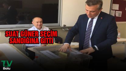 Suat Güner seçim sandığına gitti