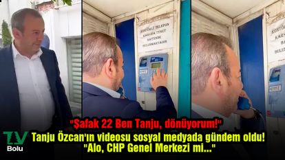 Tanju Özcan'ın videosu sosyal medyada gündem oldu! "Alo, CHP Genel Merkezi mi..."