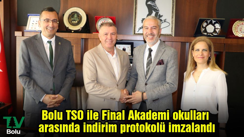 Bolu TSO ile Final Akademi okulları arasında indirim protokolü imzalandı