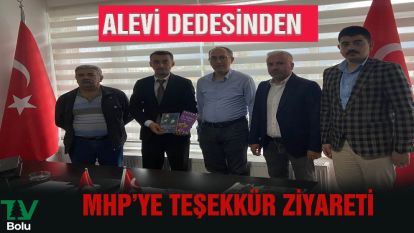 Alevi Dedesinden MHP'ye teşekkür ziyareti