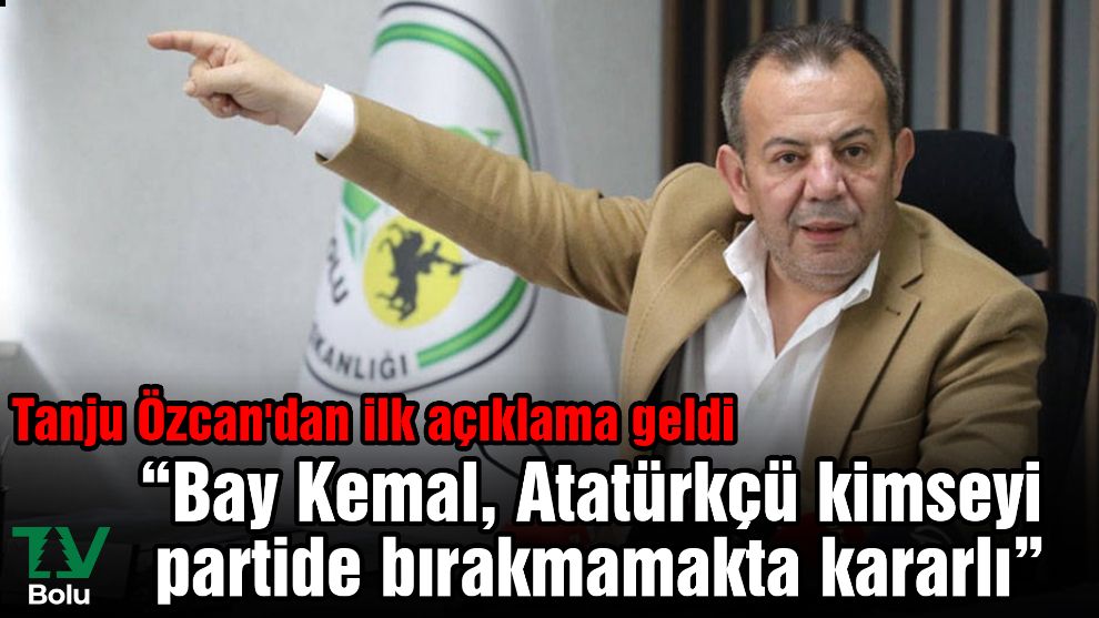 CHP'den ihraç edilen Tanju Özcan'dan ilk açıklama geldi