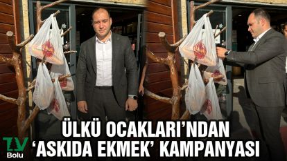 Ülkü Ocakları'ndan 'Askıda Ekmek' kampanyası