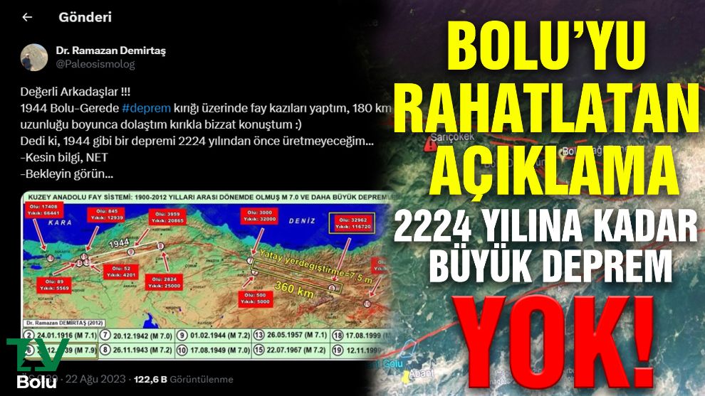 Bolu'yu rahatlatan açıklama