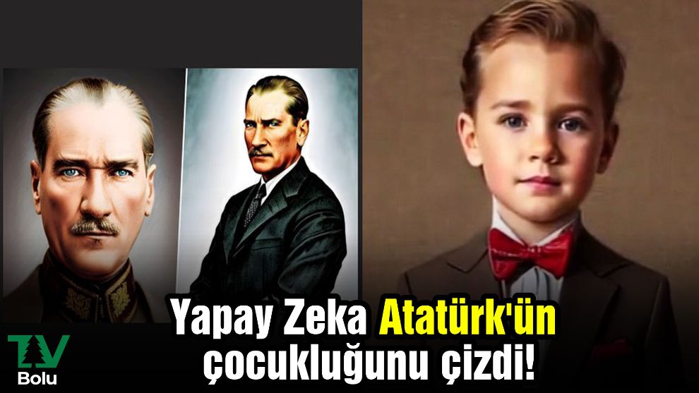 Yapay Zeka Atatürk'ün çocukluğunu çizdi!