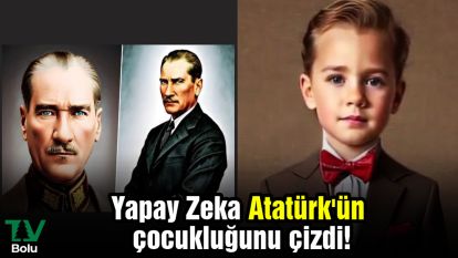 Yapay Zeka Atatürk'ün çocukluğunu çizdi!