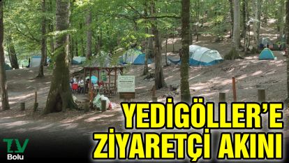 Yedigöller'e ziyaretçi akını