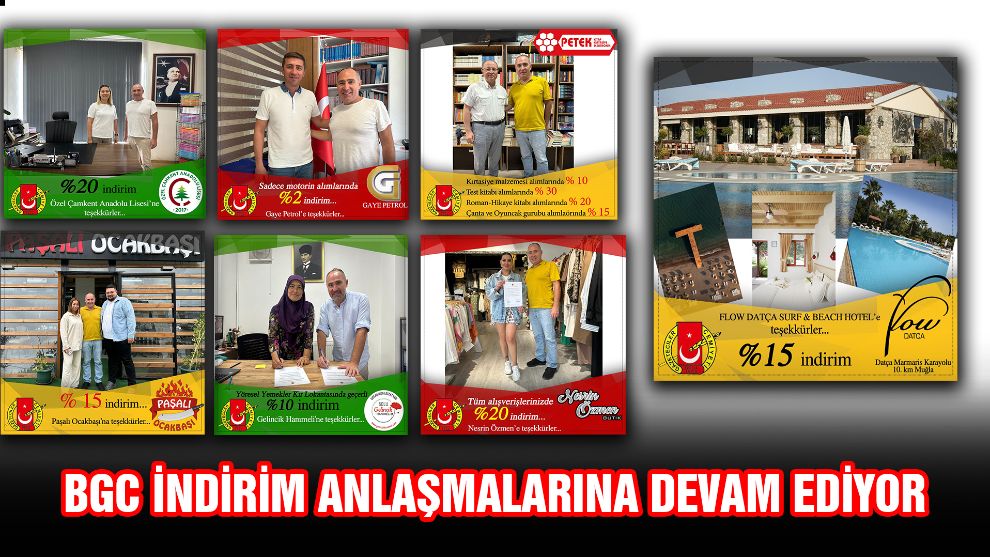 BGC indirim anlaşmalarına devam ediyor