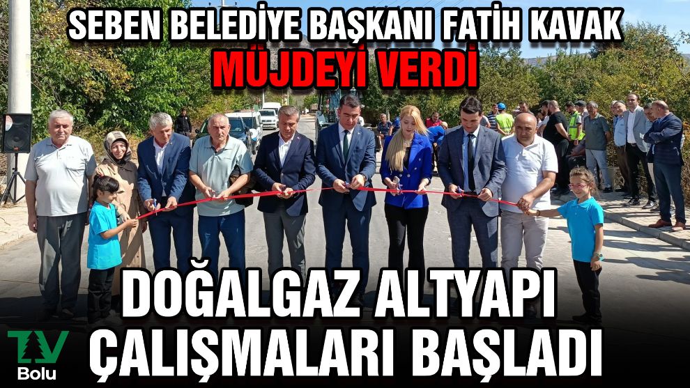 Seben Belediye Başkanı Fatih Kavak müjdeyi verdi