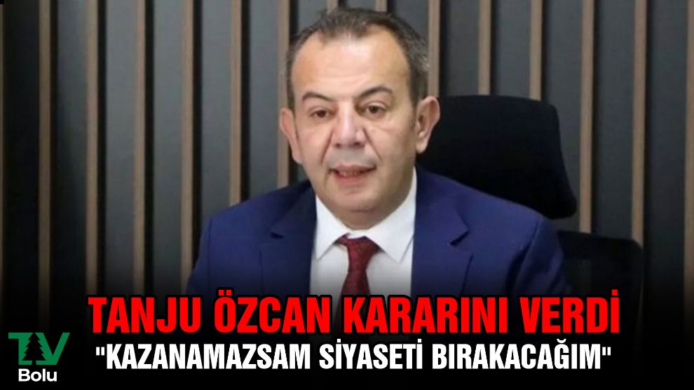 Tanju Özcan kararını verdi