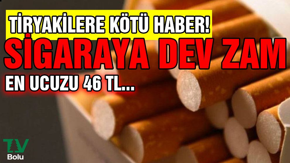 Tiryakilere kötü haber....Sigaraya 5 TL zam geldi
