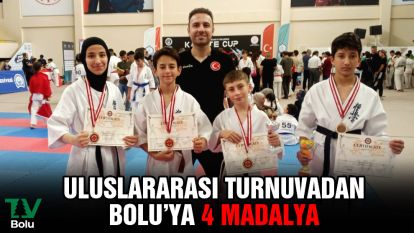 Uluslararası turnuvadan Bolu'ya 4 madalya