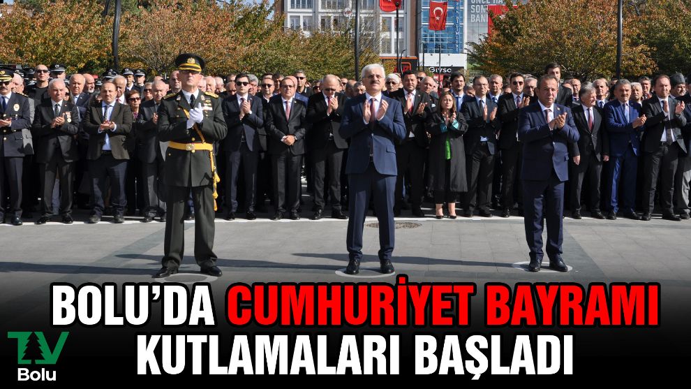 Bolu'da Cumhuriyet Bayramı kutlamaları başladı