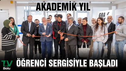 Akademik yıl öğrenci sergisiyle başladı
