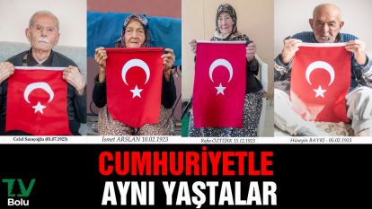 Cumhuriyetle aynı yaştalar