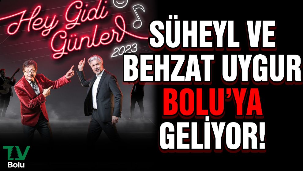 Süheyl Ve Behzat Uygur Bolu'ya Geliyor! – TV Bolu