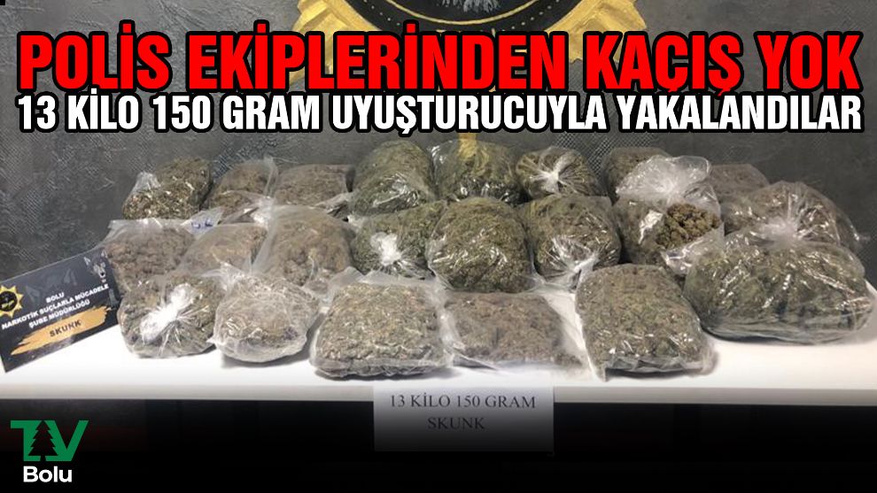 Polis ekiplerinden kaçış yok