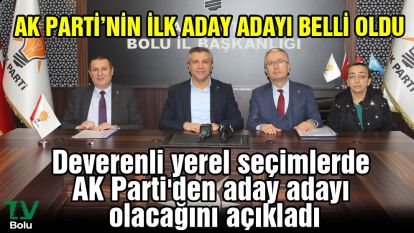 AK Parti'nin ilk aday adayı belli oldu...Deverenli yerel seçimlerde AK Parti'den aday adayı olacağını açıkladı