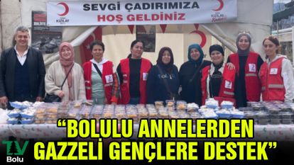 "Bolulu Annelerden Gazzeli gençlere destek"