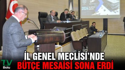 İl Genel Meclisi'nde bütçe mesaisi sona erdi