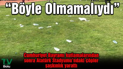 Tören sonrası ortaya çıkan kötü görüntüler  "Böyle Olmamalıydı" dedirtti